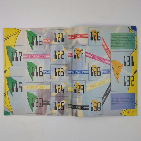 VTG Mighty Morphin Power Rangers 1994 Sticker Activity Book Merlin Collectibles - Picture 3 of 4